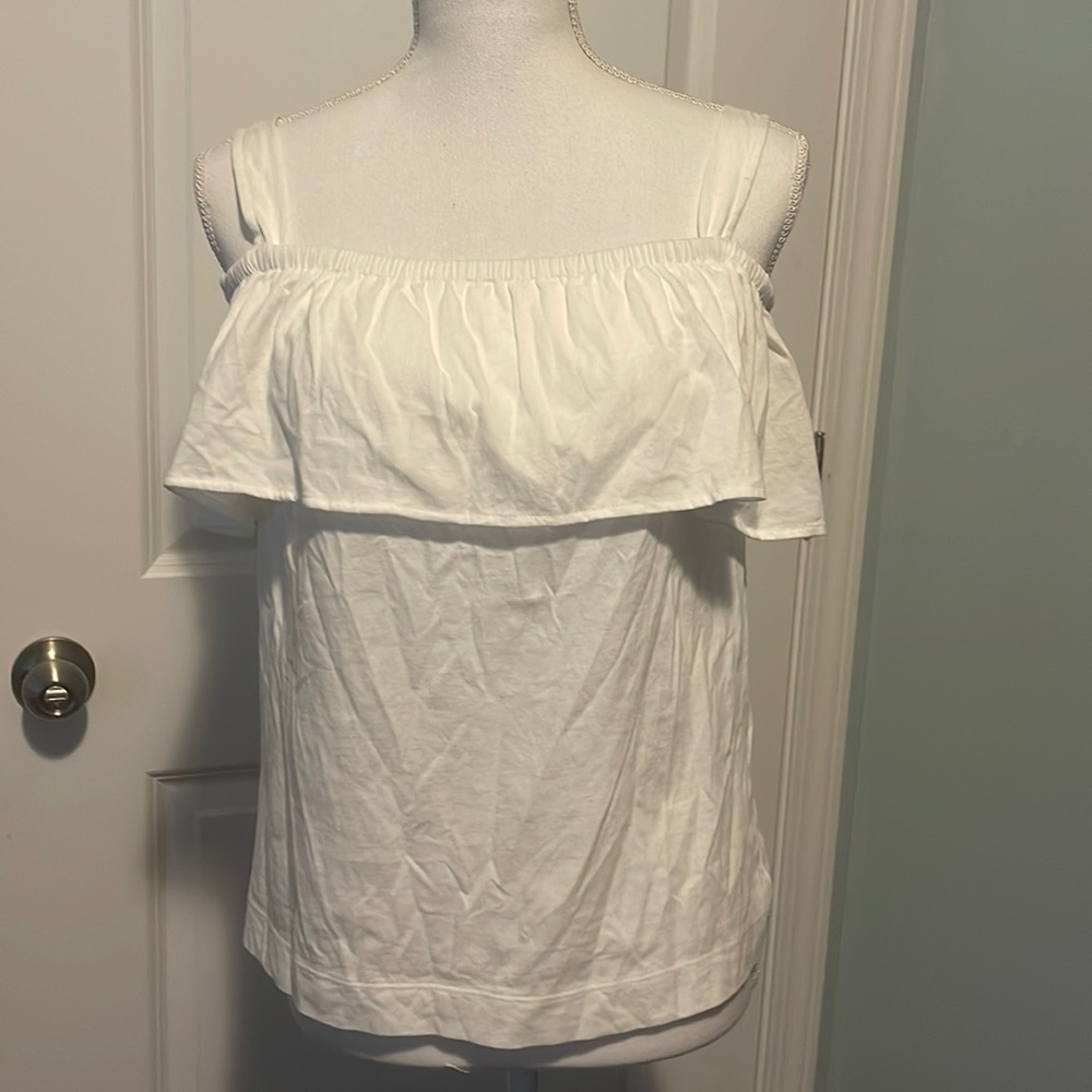 J Crew Women Cold Shoulder Top Size XS